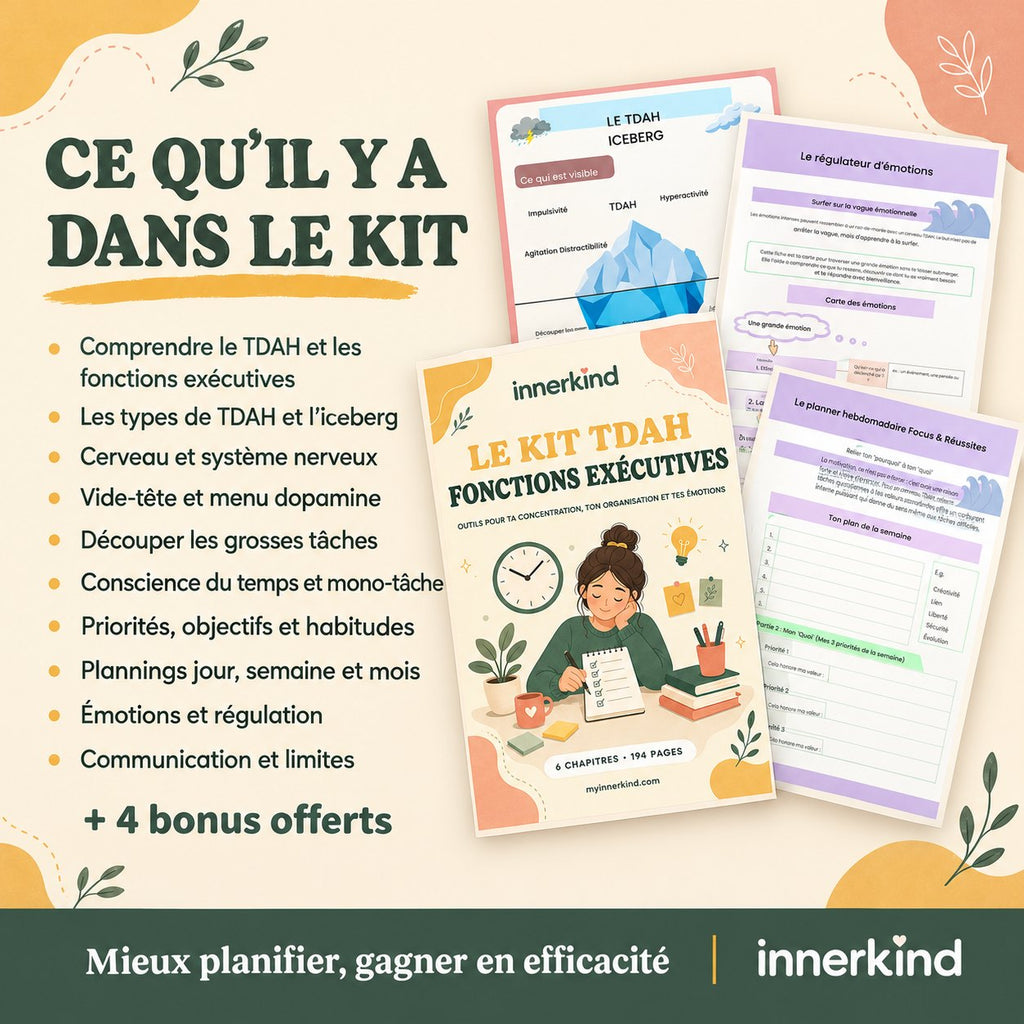 Ce qu'il y a dans le kit