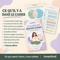 Ce qu'il y a dans le cahier DBT