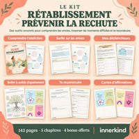 Le kit rétablissement : prévenir la rechute