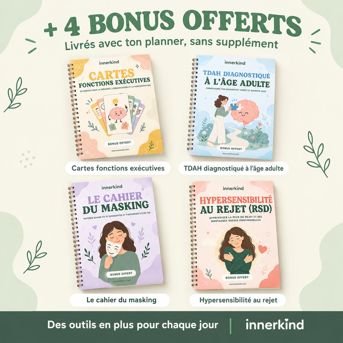 4 bonus offerts